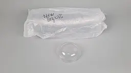 Купольна кришка до склянки, PET, 50 штук, купольна форма, без отвору, для холодних напоїв і коктейлів - мініатюра 2