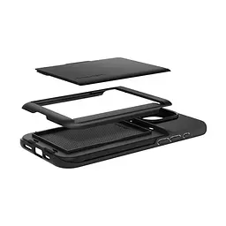Чехол Spigen Slim Armor CS для iPhone 15 Pro Max Black (ACS06589) + защитное стекло - мініатюра 7
