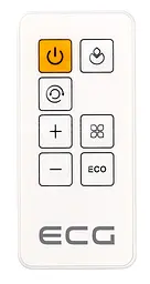 Керамічний обігрівач ECG KT 200 DT White