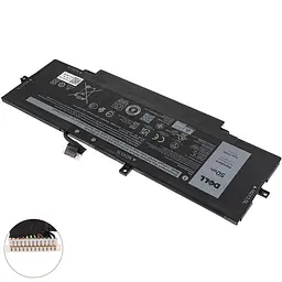 Батарея для ноутбука Dell 5Y3T9 (Latitude 9330 9330 2-in-1 9330 4JG2Y) 11.55V 4113mAh Чорний
