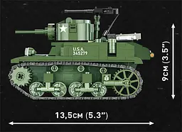 Конструктор COBI танк 1:35 M3A1 STUART 3048 - мініатюра 3