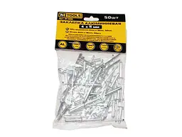 Заклепки алюмінієві HT TOOLS 4мм х 16мм 50шт 31-019