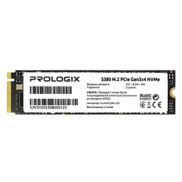 Накопичувач SSD ProLogix m.2 NVMe 512GB S380 TLC PCIe 3.0 480 500 (PRO512GS380)