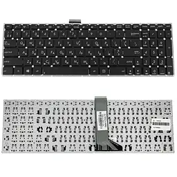 Клавіатура для ноутбука ASUS (X502 X551 X553 X555 S500 TP550) ukr чорний без фрейму без кріплень