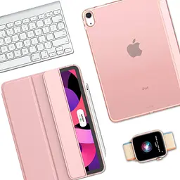 Чохол до планшета BeCover Tri Fold Hard Apple iPad Air 5 (2022) 10.9" Pink (709664) - мініатюра 3