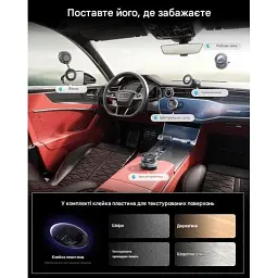 Автотримач для телефона MRGLAS Grey - мініатюра 3
