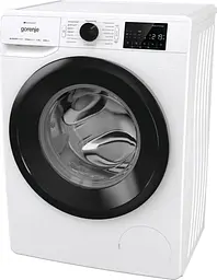 Пральна машина Gorenje фронтальна 8 кг 1200 A+++ 55 см дисплей інвертор пара Wi-Fi білий - мініатюра 2