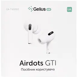 Бездротові навушники Gelius Air Airdots GA-TWS-002 White - мініатюра 5