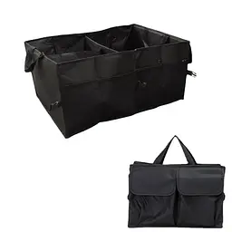Органайзер автомобільний у багажник storage bag чорний - мініатюра 3