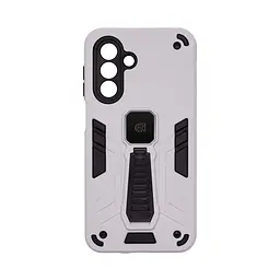 Чехол для Samsung Galaxy A17 4G (A175), Proover, серый, с подставкой и магнитом, противоударный, ударопрочный, бронированный, панель-накладка, защита всего корпуса, термополиуретан (TPU) + поликарбонат (PC), ArmorStandart (ARM86718)