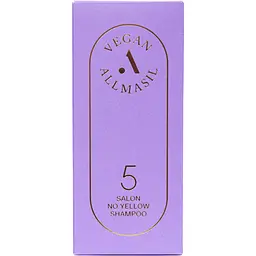 Шампунь проти жовтизни волосся All Masil 5 Salon No Yellow Shampoo 300 мл - мініатюра 2