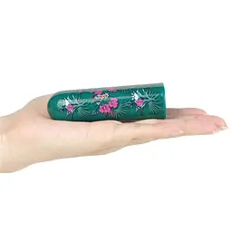 Вібратор для клітора Lovetoy Antheia Massager 8.5 см зелений - мініатюра 5
