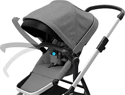 Детская коляска Thule Sleek Aluminum/Gray Melange [11000006] [107627] - мініатюра 8