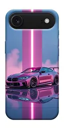 TPU чохол Demsky Pink neon car для Apple iPhone 17 Air (6.5")