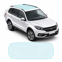 Антигравійна захисна бронеплівка за лекалами для Chery Tiggo 3 II facelift 2020- зона даху