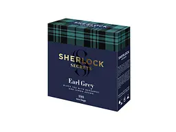 Чай пакетований чорний Sherlock Secrets Earl Grey 200 г (2 г) NEW 100 пакетиків