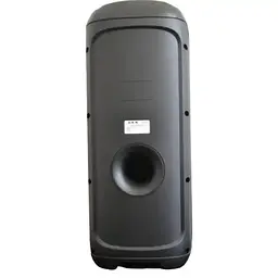 Портативна колонка ZPX ZXX-5505 з мікрофоном Акустична система 40Вт 6,5" RGB підсвічування Чорний - мініатюра 3
