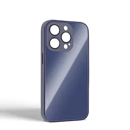 Чехол-накладка для Apple iPhone 15 Pro, Replica MagSafe, фиолетовый, противоударный защитный чехол с магнитным кольцом MagSafe, защита всего корпуса, TPU+PC, зеркальный, выступающий бортик вокруг экрана, ArmorStandart (ARM76231) - мініатюра 2