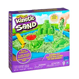 Набір піску для дитячої творчості Wacky-Tivities Kinetic Sand, зелений, 454 г (71402G) - мініатюра 8