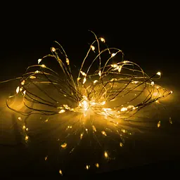 Електрогірлянда Yes! Fun нитка на мідному дроті 50 LED статична 5 м теплий білий (975040) - мініатюра 4