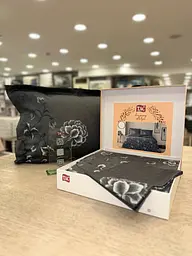 Постільна білизна Violetta Antracit Сатин Tac pbe0051567 - мініатюра 2