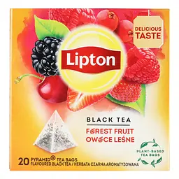 Чай чорний Lipton Forest Fruit, з ароматом лісових ягід, 34 г (25 шт. х 1.7 г) (594013) - мініатюра 2