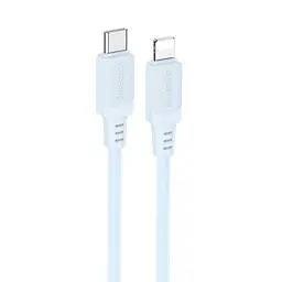 Дата кабель Borofone BX115 Lotto Type-C to Lightning 27W (1m) Blue