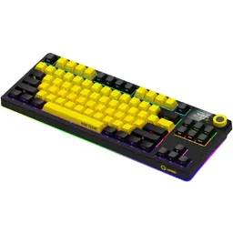 Клавіатура Lorgar KBP70TKLW Wireless TKL Mechanical Pro UA Black/Yellow (LRG-KBP70TKLW-YL-US) - мініатюра 2
