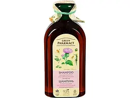 Шампунь Green Pharmacy 350мл Лопух+Протеины пшеницы