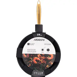 Сковорода Ardesto Black Mars Sparkle 28 см чорна (AR1928BM) - мініатюра 11