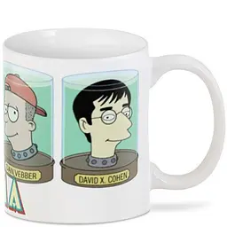 Кухоль GeekLand Футурама Futurama 02.33 голова у банку.586 330 мл білий - мініатюра 2