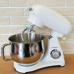 Кухонний комбайн планетарний Cookdeyi міксер тістоміс 1800 Вт чаша 8 л SM 1522NM White - мініатюра 5