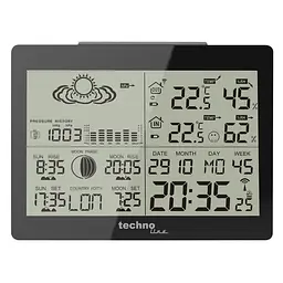 Метеостанція Technoline WS6760 Black (WS6760), Чорний - мініатюра 4