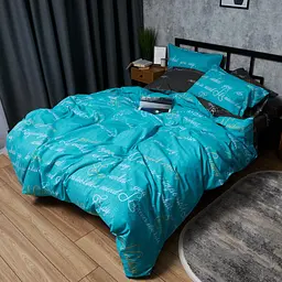 Комплект постільної білизни Moon&Star Бязь Gold Люкс Poetic Night Полуторний 143х210 наволочки 2х40х60 - мініатюра 6
