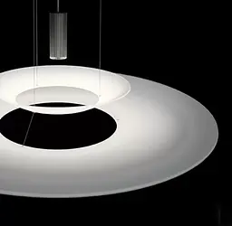 Світильник підвісний KLOODI DECO PE-AURA700 13W 3K WH/BK - мініатюра 4