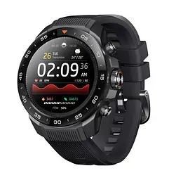 Mibro Смарт-часи GS Explorer S 48мм, 1.32", 466x466, AMOLED, BT 5.3, Dual-band GPS, 10 ATM, чорний обсидіан