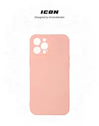 Чехол ArmorStandart ICON для Apple iPhone 12 Pro Max с крышкой камеры розового цвета (ARM57508) - мініатюра 3