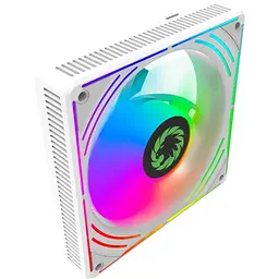 Комплект вентиляторів GameMax 3шт 3*120мм mm White frame ARGB RA300 WH (RA300 WH) - мініатюра 4