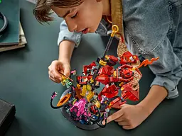 Конструктор LEGO Ninjago Робот Вогняного Лицаря 996 деталей (71846) - мініатюра 14