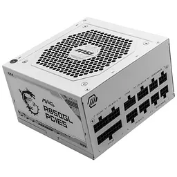 Блок живлення MSI 850W (MAG A850GL PCIE5 WHITE) - мініатюра 2