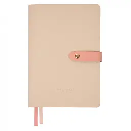 Щоденник А5 Leo Planner недатований Secret м'який бежевий 320 сторінок (252702)