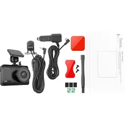 Автомобільний відеореєстратор Hoco DV3 Black [122313] - мініатюра 2