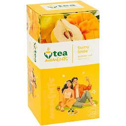 Уцінка. Чай зелений Tea Moments Sunny Smile 22 шт. x 1.8 г - мініатюра 1