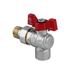 Кран кульовий з американкою Nolf 1/2" кутовий №941 (NF2964)