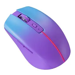 Миша бездротова Defender Mystery MM-301, Purple, Bluetooth 5.2 / USB 2.4GHz, оптична, 800 - 1600 dpi, 10G, 30 IPS, LED підсвічування, 5 кнопок, акумулятор (52301) - мініатюра 2