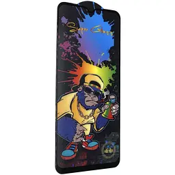 Захисне скло DK Full Glue 3D Monkey для Samsung Galaxy A14/A14 5G A145/A146 black