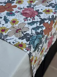 Скатертина Ecotton DUCK 170х220 см водовідштовхувальна з квітами (25158) - мініатюра 3