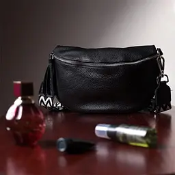 Сумка для жінок Vintage 22666 25.5х15х4 см Чорна - мініатюра 11