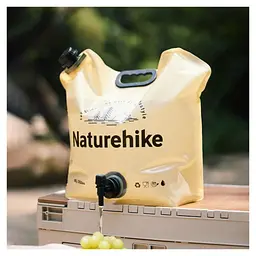 Відро складне Naturehike CNK2450CF027 для води 10 л, жовте (6927595798355) - мініатюра 9