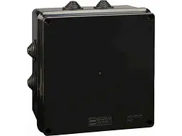 Коробка розподільча АСКО 150мм х 150мм РК 150*150*70 UAtmo Jet Black (уп. 9шт)